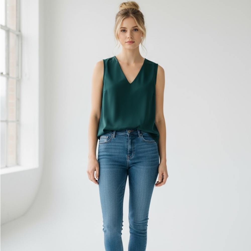 Sincerely Jules Green Sleeveless Top
